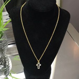 Gold Cross Necklace